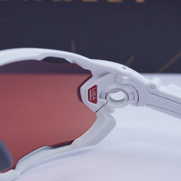 Oakley OO9290 929021 Shield Sunglasses - White/Prizm Sapphire - Picture 9 of 10